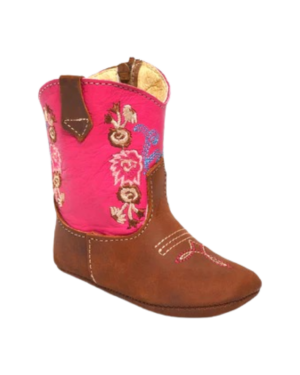 Infant Fuchsia Booties