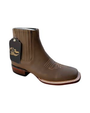 Los Angeles Boots Ladies Crazy Walnut Zipper Botin
