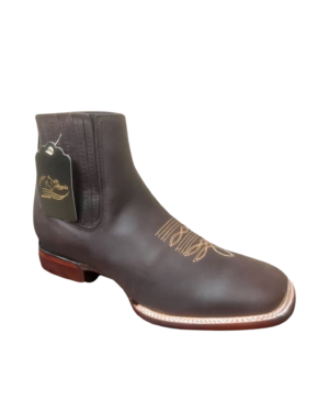 Los Angeles Boots Men's Crazy Brown Square Toe