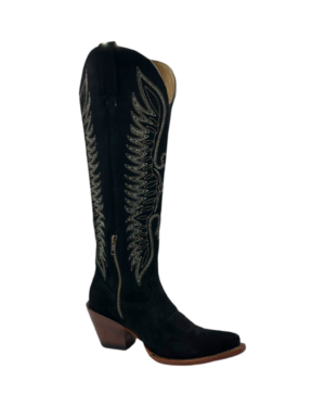 REYME Women's High Black Boots