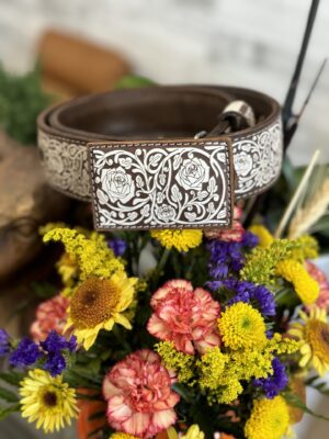 Women's Rose Rodeo Belt