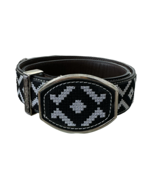 Men's Pixelated Leather Rodeo Belt