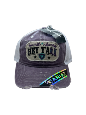 Women's Purple Ariat Cap