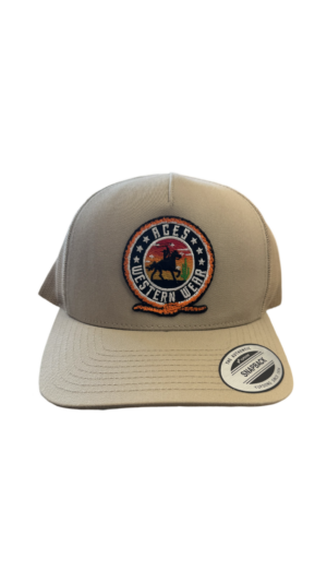 Aces Snapback Tan Cap