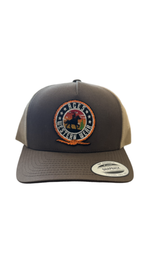 Aces Snapback Brown/Tan Cap