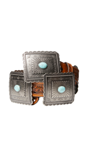 Women's Ariat Turquoise Concho Belt