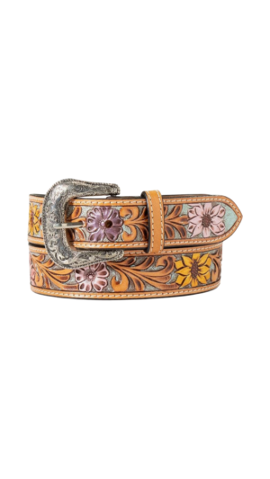 Women's Ariat Sunflower Daisy Tool Western Belt