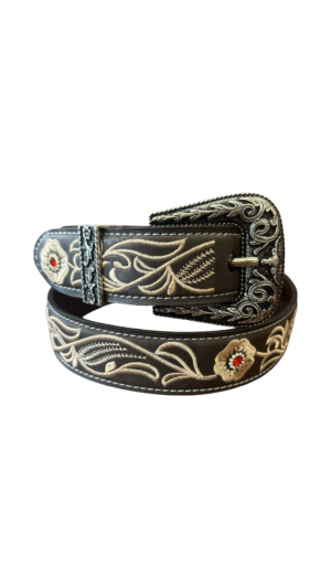 Women's Suede Brown Belt