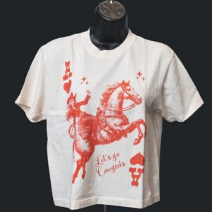 LADIES CROP TOP- LET'S GO COWGIRLS
